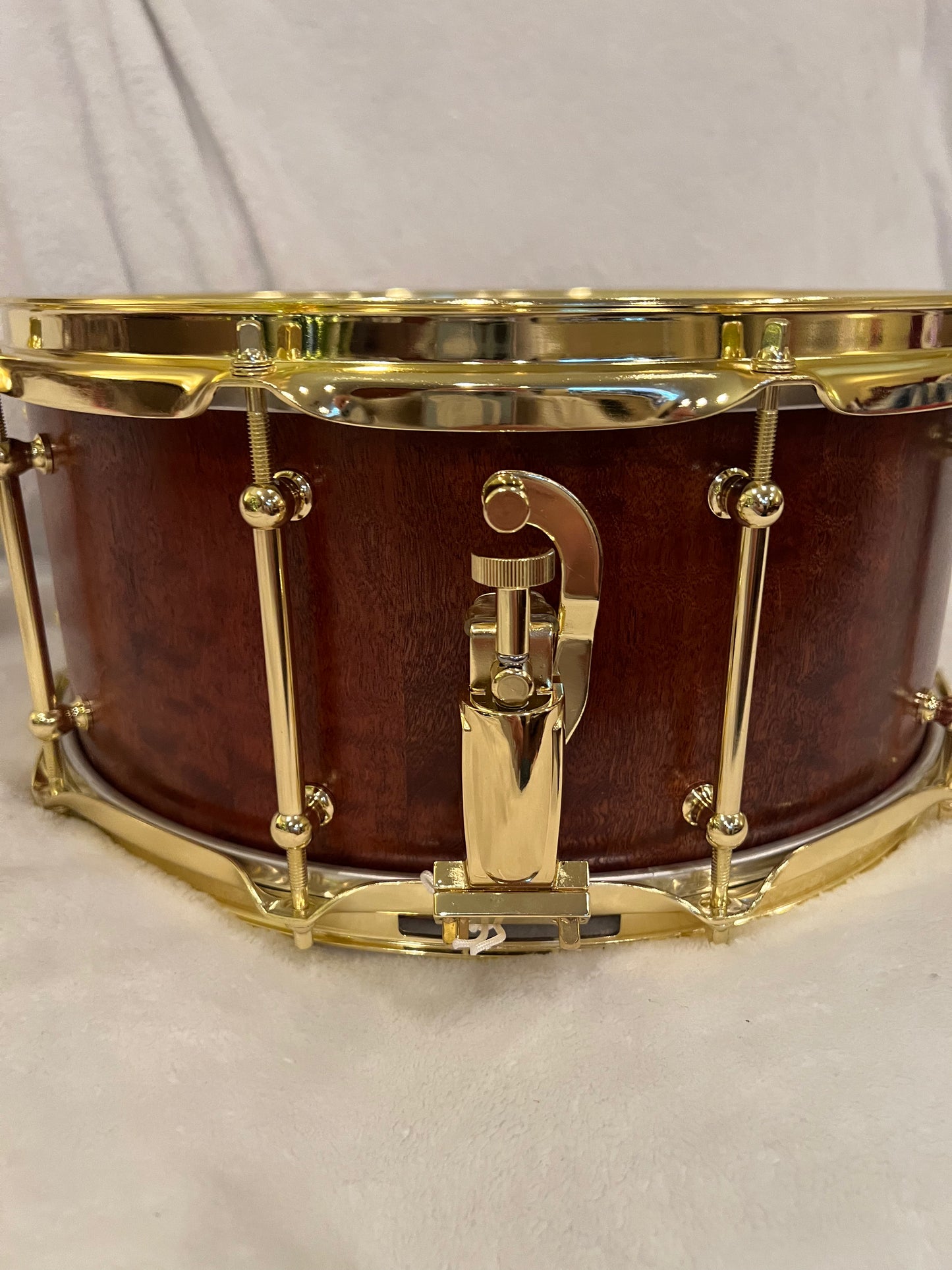 Quilted Sapele 14x6.5 Stave Snare