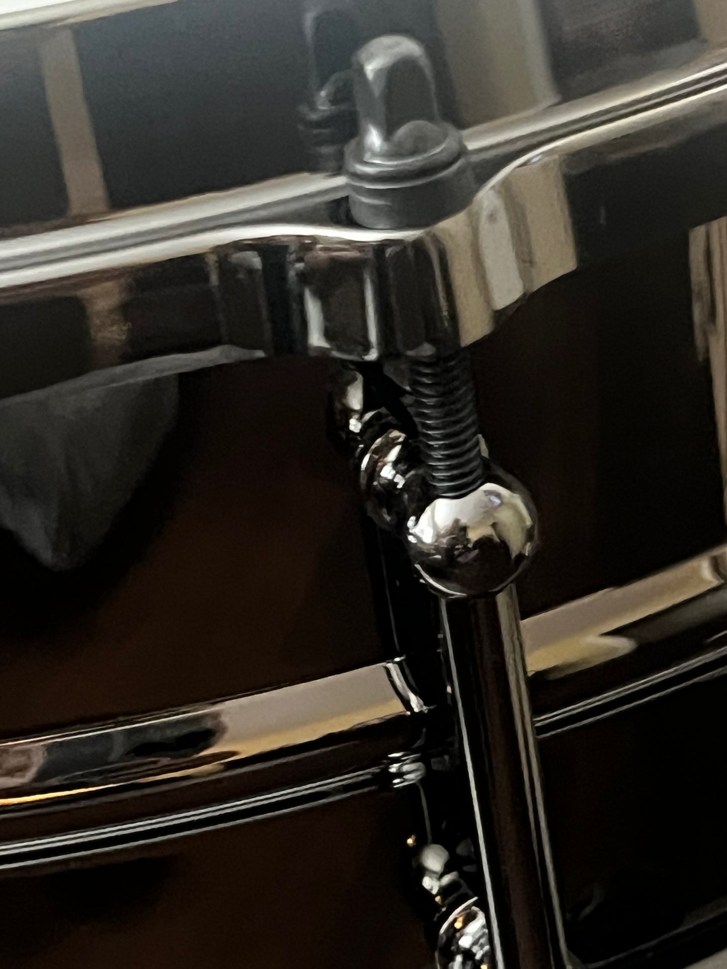 Black plated 14x5 brass snare